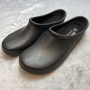 Sloggers Rubber Garden Rain Clogs Mens 11 Black Outdoor Casual Comfort Active